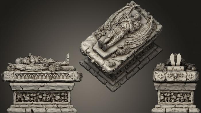 High reliefs and bas-reliefs, historical and religious (GRLFH_0494) 3D model for CNC machine